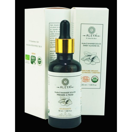 Sweet organic almond oil 50ml - 1.69 fl oz